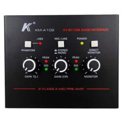 K KM-A102 audio interface