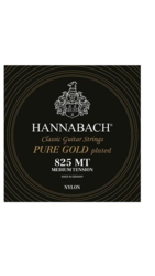 Hannabach Strings for classic guitar Serie 825 Medium tension specialized gold plated