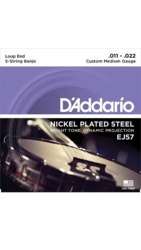 D'Addario Fretted EJ57 Loop End 5-string Gauge 11-22