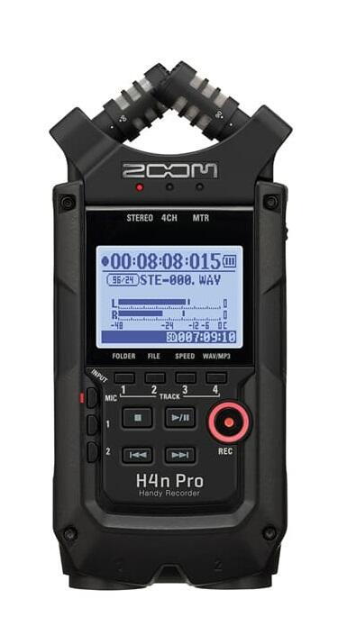 Zoom H4n Pro Bundle 4-Channel Handy Recorder with RC4 Remote Control and  Accessory Pack