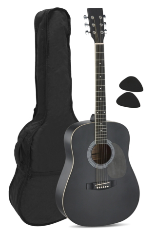 PURE GEWA Acoustic Guitar Cataluna - Mat Black