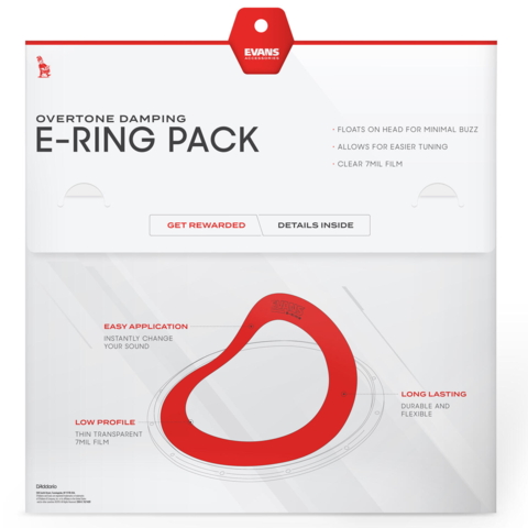 Evans - ER-FUSION - E-Ring Fusion pack 10", 12", 14", 14"