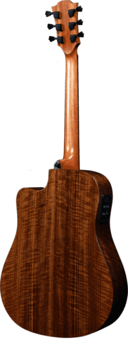 Lâg Guitars THV20DCE Hyvibe, cutaway, glossy, case