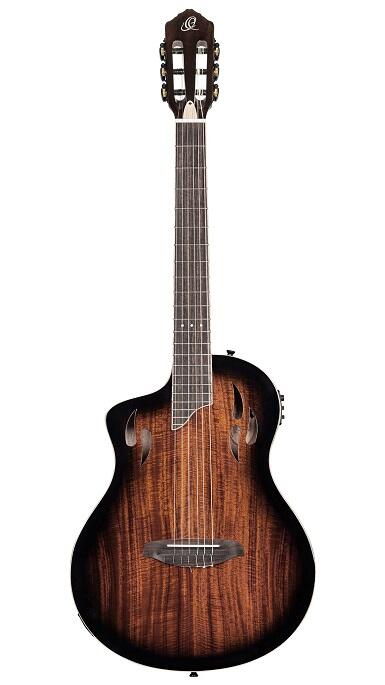 ORTEGA RTPDLX-ACA-L - Nylonstr. gitarr, Thin, Slim neck, Venstrehåndsguitar