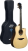 Lâg Guitars THV30DCE Hyvibe, cutaway, glossy, case