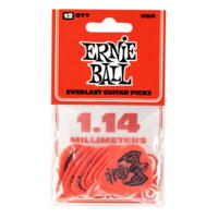 Ernie Ball everlast plektre - 1.14 mm - Pakke med 12 stk