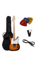 Vision Telecaster pakke - Sunburst - Taske, Kabel, rem, plektre